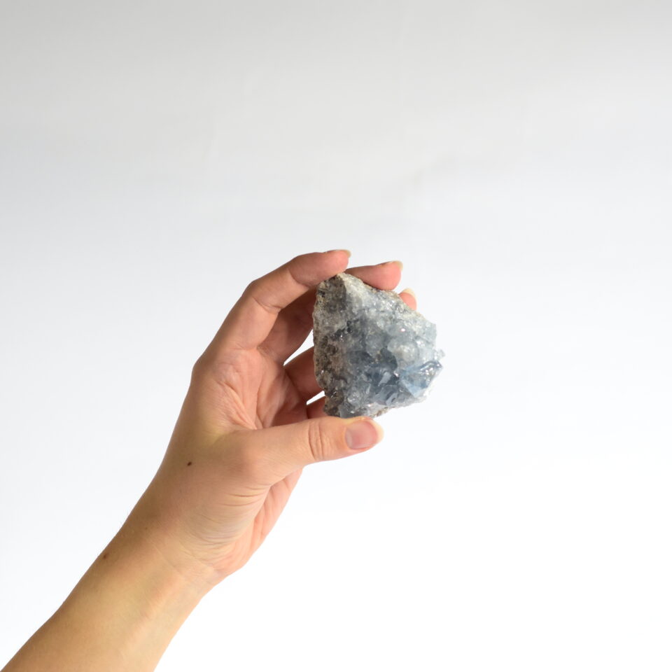 celestni surov kristal celestine