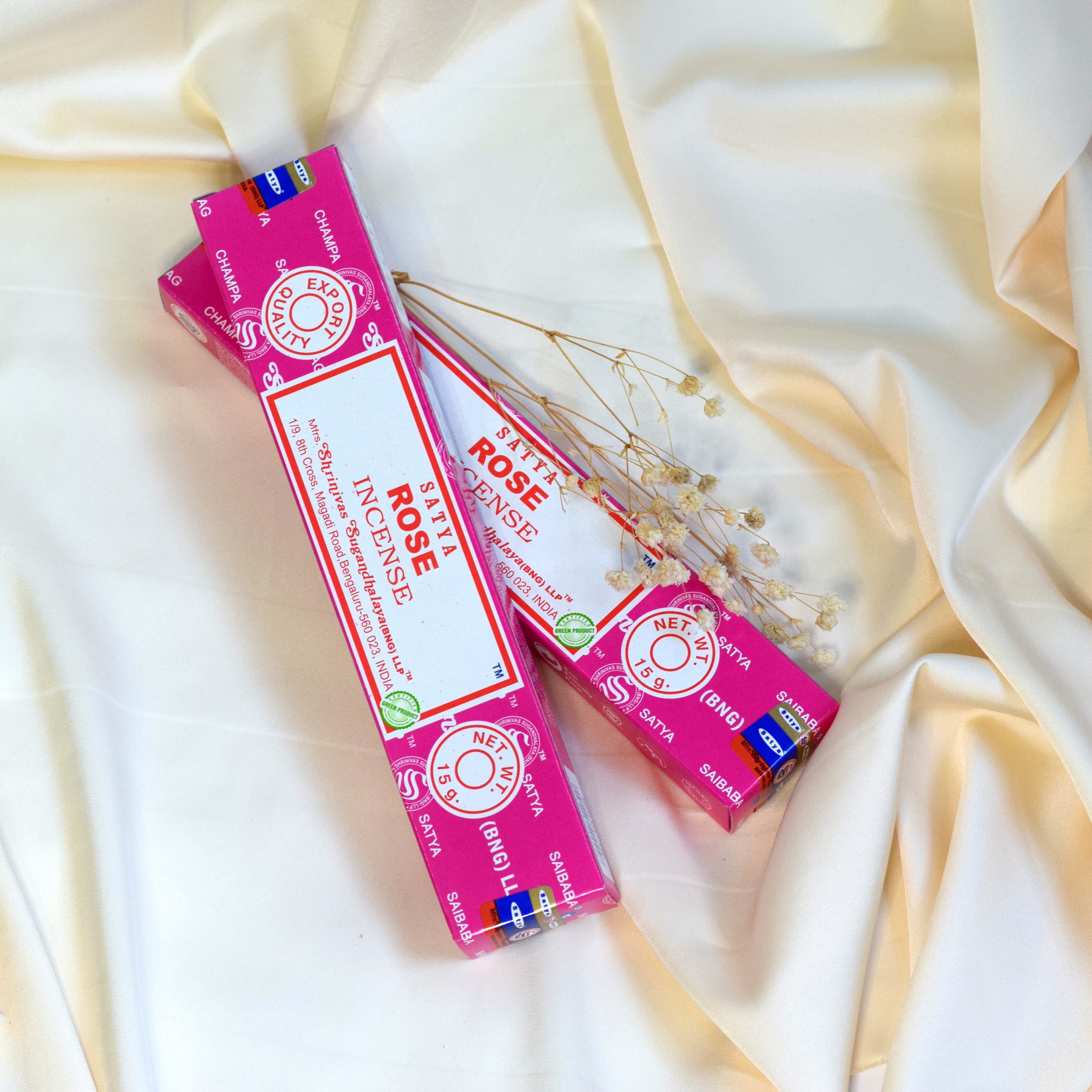 kadila satya dišeče palčke incense rose