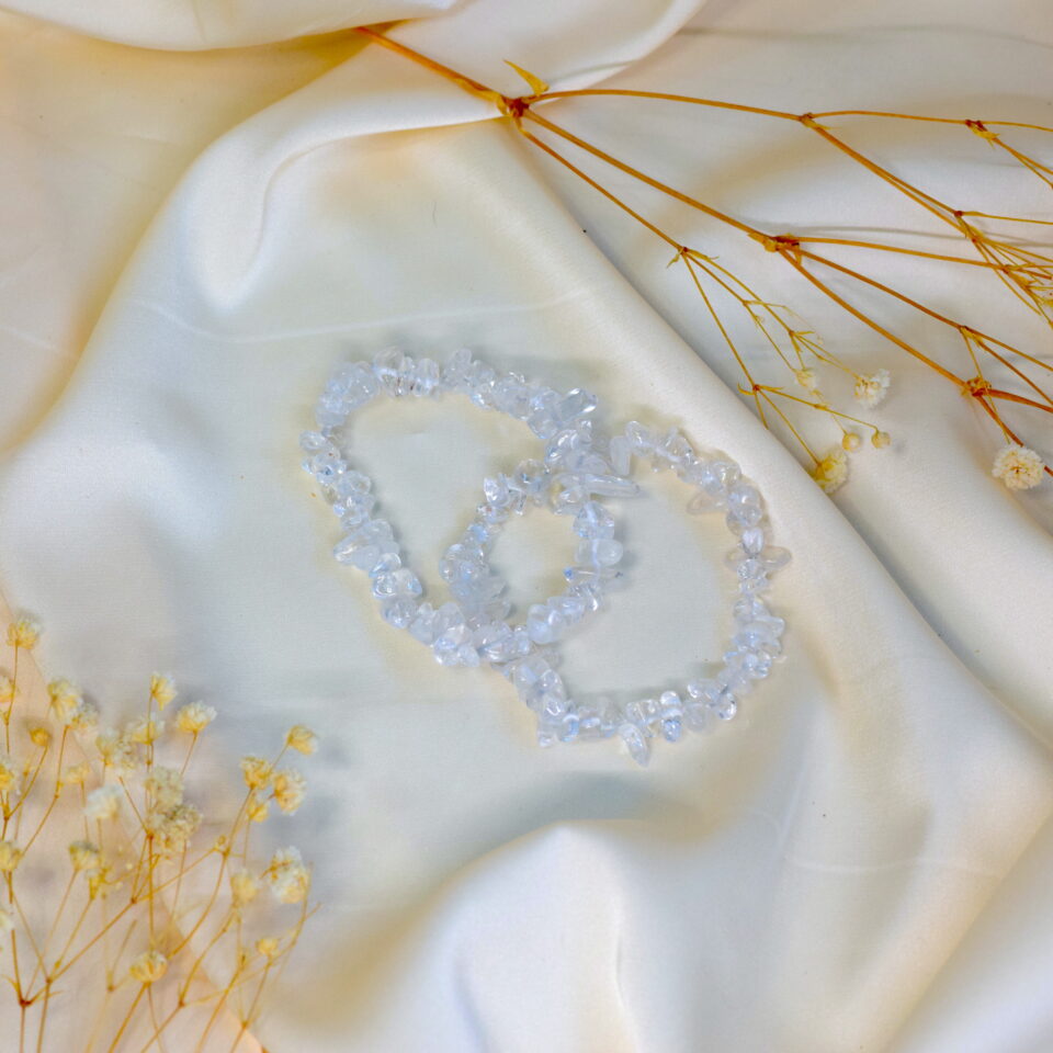 clear quartz bracelet chips kvarc kremen zapestnica čips