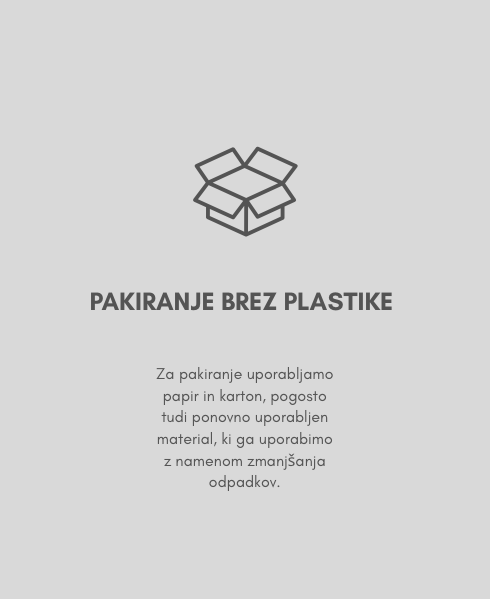 ekološko pakiranje paketov brez plastike