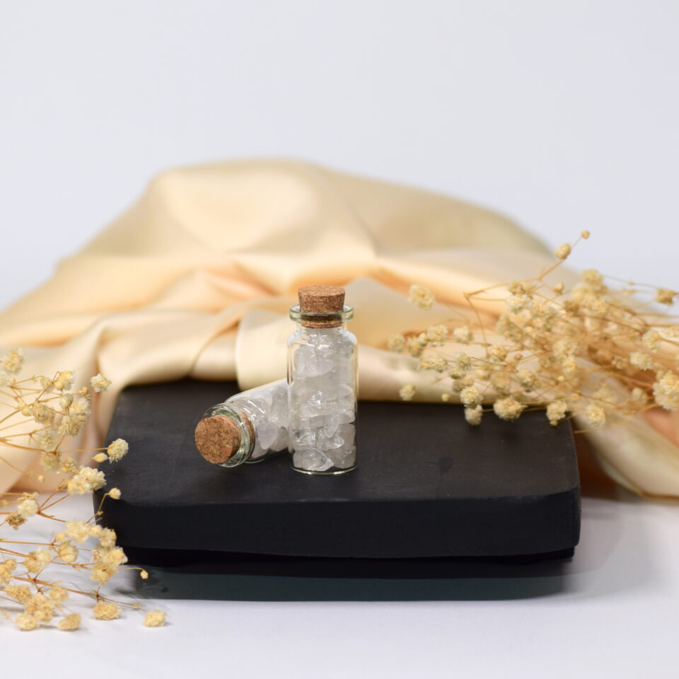 kvarc clear quartz steklenička