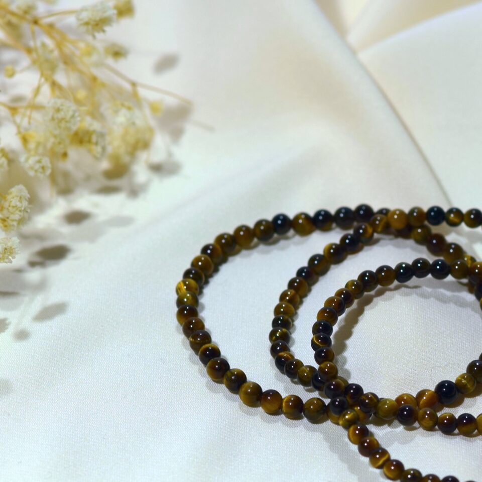 tigrovo oko zapestnica 4mm tigers eye