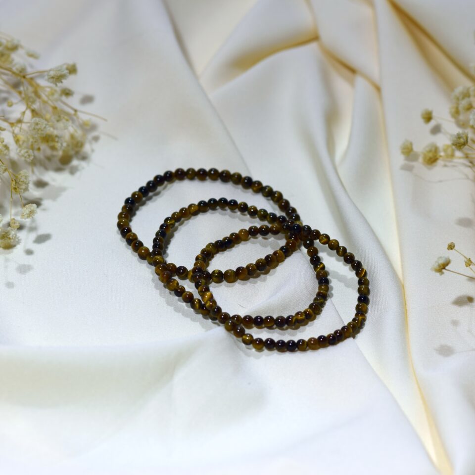 tigrovo oko zapestnica 4mm tigers eye